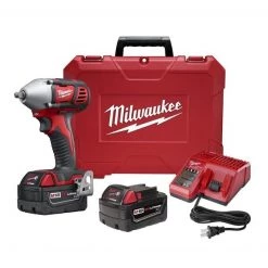 Milwaukee Tool MilwaukeeÂ® M18â„¢ 3/8 in. Drive Impact Wrench w/ (2) Batteries Kit