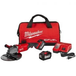 Milwaukee Tool MilwaukeeÂ® M18â„¢ Fuel 7 in. / 9 in. Large Angle Grinder w/ 2 Battery Kit