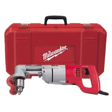 Milwaukee Tool MilwaukeeÂ® 1/2 in. D-Handle Right Angle Corded Drill Kit
