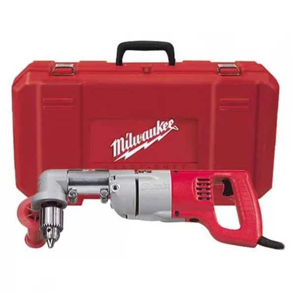 MilwaukeeÂ® 1/2 in. D-Handle Right Angle Corded Drill Kit