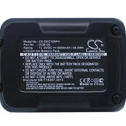 Replacement for Dewalt Dcb120 Battery