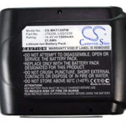 Replacement for Makita Bhp446z Battery