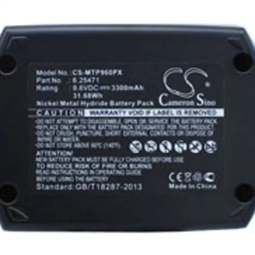 Replacement for Metabo 6.31728 Battery