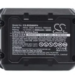 Replacement for AEG 954932 Battery