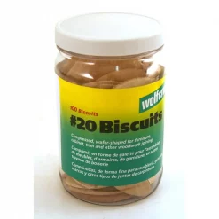 #20 15/16 in (24 mm) x 2 1/4 in (57 mm) Beech Wood Biscuit, PK 100