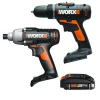 Worx 20V 2pc Drill and Impact Driver Combo Kit with Bag