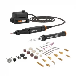 Worx 20V MAKERX 2pc Combo Kit - Rotary Tool + Wood/Metal Crafter