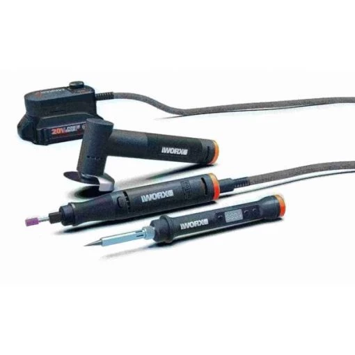 20V MAKERX 3pc Combo Kit – Rotary Tool + Angle Grinder + Crafting Tool