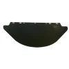 Powerweld Dark Green Face Shield, Fibre-Metal Style, 9" x 19"