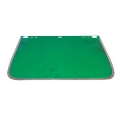 Powerweld Light Green Face Shield, Bound with Aluminum Band, 8" x 12"