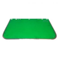 Powerweld Light Green Face Shield, Bound with Aluminum Band, 9" x 15.5"