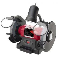 American Forge & Foundry 3/4 HP 8" Bench Grinder, 120V, 4.8 Amp, 1" Wheel Width