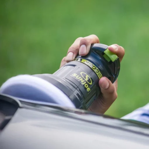 6-Inch Electric 0.7A Random Orbital 3,500+ RPMs Compact Palm Car Polisher