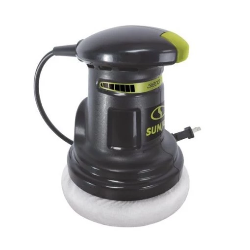 6-Inch Electric 0.7A Random Orbital 3,500+ RPMs Compact Palm Car Polisher