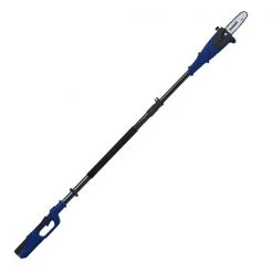 8" Battery Powered Cordless Telescoping Pole Chain Saw, Blue