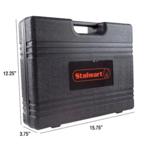 Fleming Supply Cordless Drill and 3.6V Driver Set, 74-piece Bits, 2 12V Batteries, Charger, Case