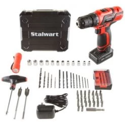 Fleming Supply 20V Lithium Ion Cordless Drill Set