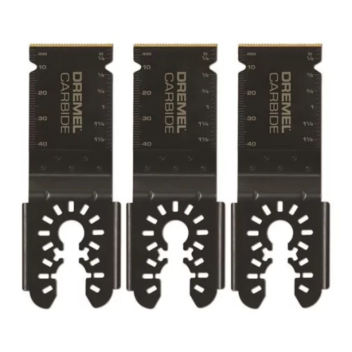 Dremel 2008850 1.62 in. Carbide Universal Flush Cut Blade – Pack of 3