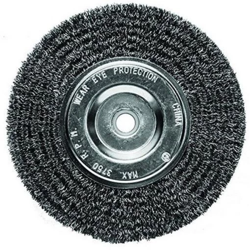 Century Drill & Tool CY76861 6 x 0.5 x 0.63 in. Coarse Bench Grinder Wire Wheel Pack of 2
