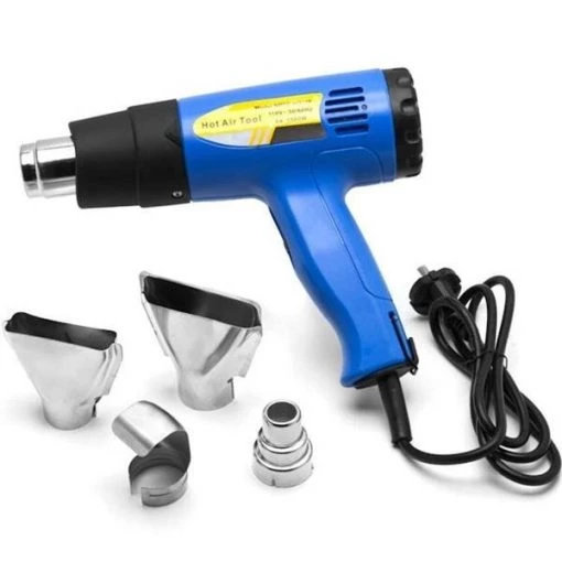 Biltek NPTC-HG110-2J 1500W Heat Gun Kit with Accessories Dual Temperature Shrink Wrapping 752-1022F