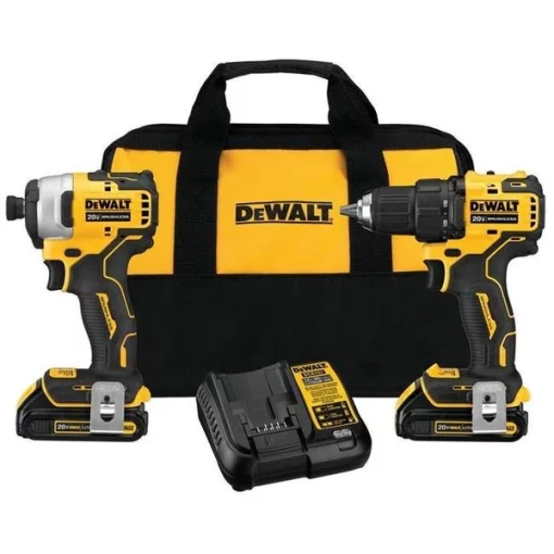 Dewalt 115-DCK278C2 20V Max Brushless Compact Drill & Impact Kit 1 Dewalt 115-DCK278C2 20V Max Brushless Compact Drill & Impact Kit