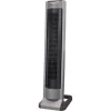 Homestead 35 in. Tall Column Fan with Oscillating Grill; Dark Grey & Black