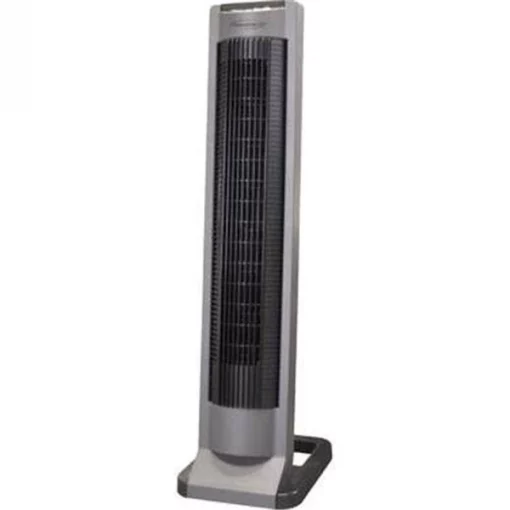 Soleus Air FC-35R-A 35 in. Tall Column Fan with Oscillating Grill; Dark Grey & Black