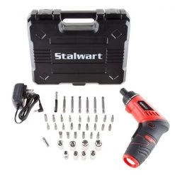 Stalwart 75-PT1002 3.6V Lithium Ion Dual Position Cordless Screwdriver Set