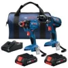 Bosch GXL18V-239B25 Combo Kit, 18 V Battery