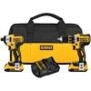 DeWALT DCK283D2/DCK281D2 Combo Kit, 20 V Battery