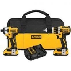 DeWALT DCK287D2/DCK286D2 Combo Kit, 20 V Battery