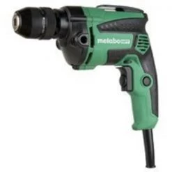 HITACHI D10VH2 Electric Drill, 120 V, 3/8 in Chuck
