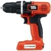 Black & Decker Black+Decker BDCD8C/LDX172C Drill/Driver, 7.2 V Battery, Lithium-Ion Battery, 3/8 in Chuck