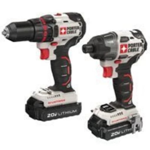 PORTER-CABLE PCCK618L2 Brushless Compact Combo Kit, 20 V Battery