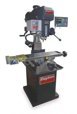 Dayton Mill/Drill Machine, 16 in. Swing, 60Hz