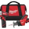 Milwaukee M12 Cordless LITHIUM-ION 2-Tool Combo Kit