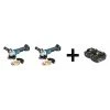 Makita Angle Grinder Combo Kit, 18V DC, 5 in Wheel Dia.
