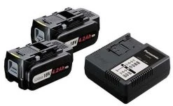 Panasonic 18.0V Li-Ion Battery and Charger Kit, 4.2Ah Capacity