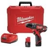 Milwaukee M12 3/8” Hammer Drill/Driver Kit