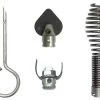 Westward Drain Cleaning Tool Set, 2 in Cap, 4 Pc