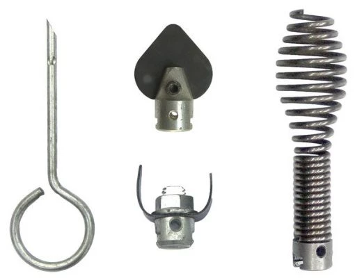 Drain Cleaning Tool Set, 2 in Cap, 4 Pc