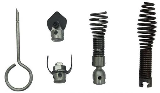 Drain Cleaning Tool Set, 4 in Cap, 5 pcs.