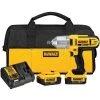 Dewalt Cordless Impact Wrench Kit, 20V 1/2"
