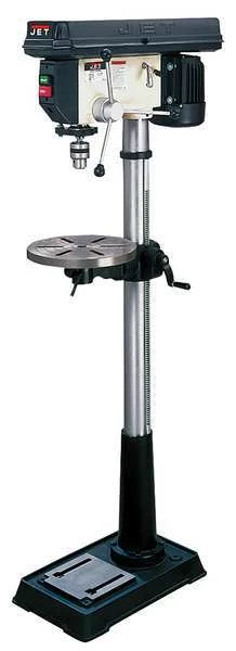 Jet Floor Drill Press, Belt Drive, 3/4 hp, 115/230 V, 16 1/2 in Swing, 16 Speed