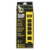Woods Workshop Power Strip, 6 ft., PK4