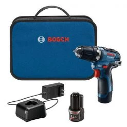 Bosch Drill Kit, 12V DC, 3/8 in Chuck