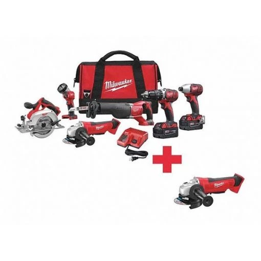 Cordless Combination Kit, 18.0V, 7 Tools