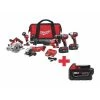 Milwaukee Cordless Combination Kit, 18.0V, 6 Tools