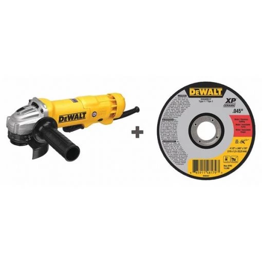Dewalt Angle Grinder, w/ (25) Abrasive Wheels 1 Angle Grinder, w/ (25) Abrasive Wheels