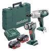 Metabo Cordless Combination Kit, Li-Ion, 18.0V